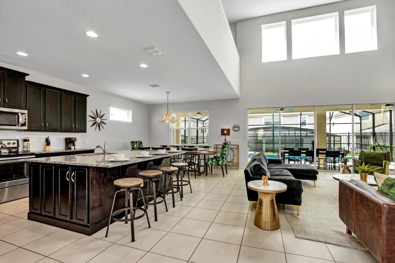 Modern Villa Wprivate Pool&Spa, Free Water Park Orlando Exterior photo